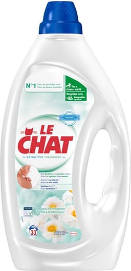 Le Chat Vloeibaar Wasmiddel Zachte Lentebloesem 33 wasbeurten - 1,485 liter — thumbnail 2