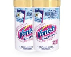 Vanish Oxi Action Whitening Booster Powder 1410g - 2 Stuks - Voordeelverpakking