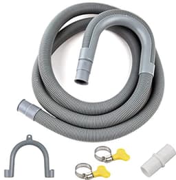 Universele Afvoerslangverlenging voor Vaatwasser en Wasmachine - Inclusief Slangaansluiting en Slangklemmen, 1 tot 7 meter — thumbnail 1