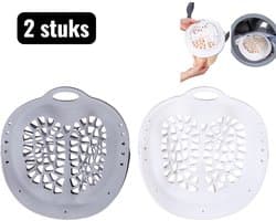 2 stuks - Waszak - Siliconen Waszak voor BH's - Ondergoedwaszak - Anti-Vervorming Wasbeschermer - Binnenwas Zak voor delicate Kleding - Wit, grijs — afbeelding 1
