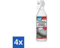 HG - Hygiënische Matras Opfrisser - Werkt Na 30 Minuten - Neutraliseert Nare Geurtjes - 500 ml - Voordeelverpakking - 4 stuks