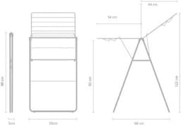 Brabantia HangOn Droogrek 15m - Inklapbaar Wasrek - White — thumbnail 2
