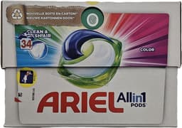 Ariel All-in-1 Pods Wasmiddelcapsules Color Clean & Fresh Air 34 stuks — thumbnail 5