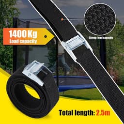 Grondankers 4 stuks haringen - verstelbare riemen - draaihulp - voor trampoline tuinhuis schommels & spiraal Earth Ground — thumbnail 2