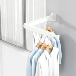 Ruimtebesparend Opvouwbaar Droogrek voor Binnen en Buiten - Ideaal voor Balkon, Badkamer en Slaapkamer — thumbnail 1