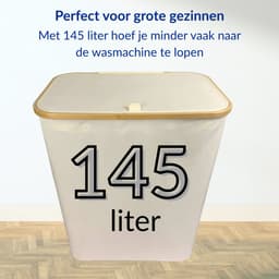 a sunny day Wasmand 3 Vakken - Wasmand met Deksel - Wasmand Beige — thumbnail 5
