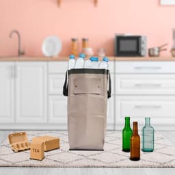 Unyqoos® Binnen- en Buitentas voor Recyclage, Was, en Opslag met Beschrijfbaar Oppervlak — thumbnail 2