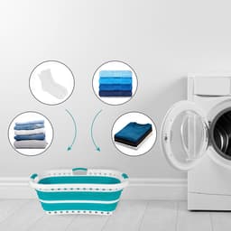 Beldray Opvouwbare Wasmand - 37L | Hip-Hugger | Turquoise — thumbnail 5