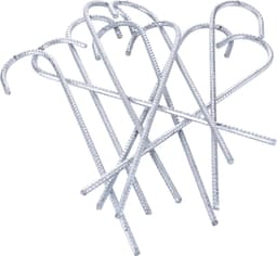 10x Grondanker staal 8mm 40cm. — thumbnail 3