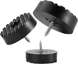 FSW-Products - 4 Stuks - Rubberen Voetjes - Ø18 mm - Onderzetters - Viltjes - Rubber Dopje - Meubelonderzetter - Meubelverhogers - Trillingsdemper - Anti Slip - Vloerbeschermers — thumbnail 1