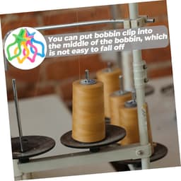 Spoel Klemmen - Garen Clips Organizer - Naaiwerk Organiseren - Voorkomt Knoopjes Garen - 50 Stuks - Kleurrijk — thumbnail 3