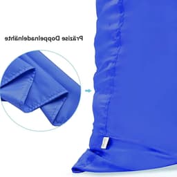 Set van 2 Vouwbare Waszakken 50x60cm met Trekkoord voor Kleding, Speelgoed en Reisgebruik — thumbnail 2
