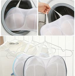 Stevige Waszak voor Bh's en Delicate Kleding - Mesh Ontwerp voor Veilig en Zacht Wassen van Lingerie en Sportbeha's — thumbnail 2
