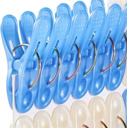 Gekleurde Wasknijpers - Plastic Klemmen - Was Ophangen - Winddicht Ontwerp - 240 Stuks - Gemengde Kleuren — thumbnail 5