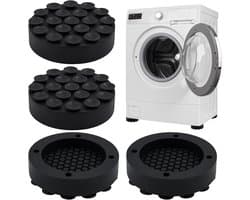4 Pcs Vibration Dampers for Washing Machine Feet, Rubber Feet Vibration Dampers, Anti-Vibration Pads for Washing - ShopVlot