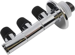 Wasmachine Afvoerconnector - Vloer Afvoer - Voorkomt Terugstroming - Drieweg Aansluiting - 32-46mm Pijpen - Grijs — thumbnail 1