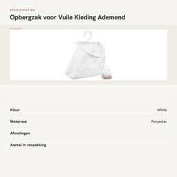 Dailygoods- Waszak - Ademend Mesh - Hangende Waszak met Haak - Opvouwbaar - Grote Capaciteit - 3 Ladingen - Ruimtebesparend - Wasmand — thumbnail 4