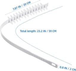 Wasmachine Borstel - Trommelreiniger - Effectieve Reiniging - Ergonomische Handgreep - 30 x 25 x 2 cm - Wit — thumbnail 2