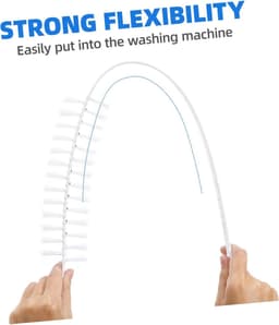 Wasmachine Borstel - Trommelreiniger - Effectieve Reiniging - Ergonomische Handgreep - 30 x 25 x 2 cm - Wit — thumbnail 3