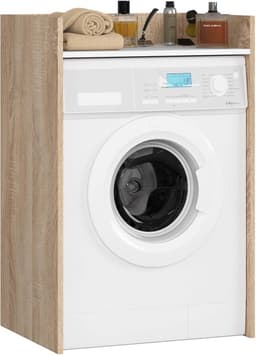 Wasmachine Ombouw - Opbouwmeubel - Kast Wasdroger - Meubel - wasruimte — thumbnail 1