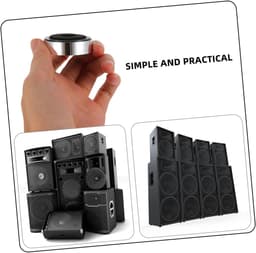 Versterker Voetjes - Antivibratie Pads - Audio Verbeteren - Schokabsorberend Ontwerp - 12 Stuks - Zilver — thumbnail 4