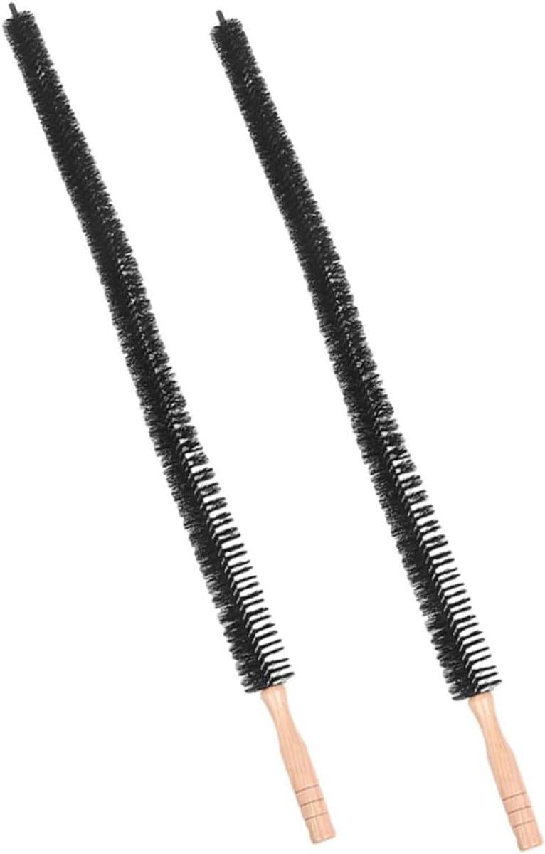 Droogtrommel Borstel - Wasdroger Reiniger Kit - Apparaten Onderhouden - Flexibele Staal Schacht - 75 cm - Zwart — afbeelding 1