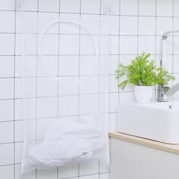 Dailygoods- Wasmand met deksel - Wasmand 3 vakken - Wassorteerder — thumbnail 4