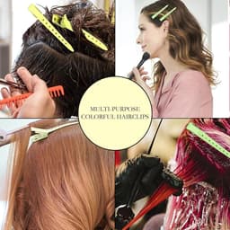 Metalen haarspelden - Krokodillenclips - Haarstyling - Tandloos design - 85 cm - Zilverkleurig — thumbnail 2