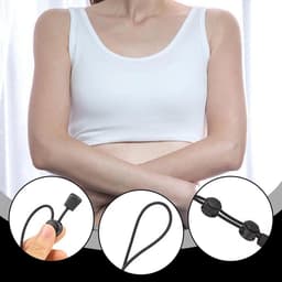 Dailygoods- Kledingtouwen 4 Stuks - Elastische Kledingtouwen - Verstelbare Kledingtouwen - Gereedschap voor Kleding - Accessoires voor Kleding - Duurzaam Touw 91 cm - Kledingaccessoires — thumbnail 5