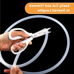 Flexibele Voedselveilige Siliconen Slang van 3m, 10mm ID x 13mm OD, Transparante Water- en Luchtbuizen voor Pompoenoverdracht en Tuinieren — thumbnail 4