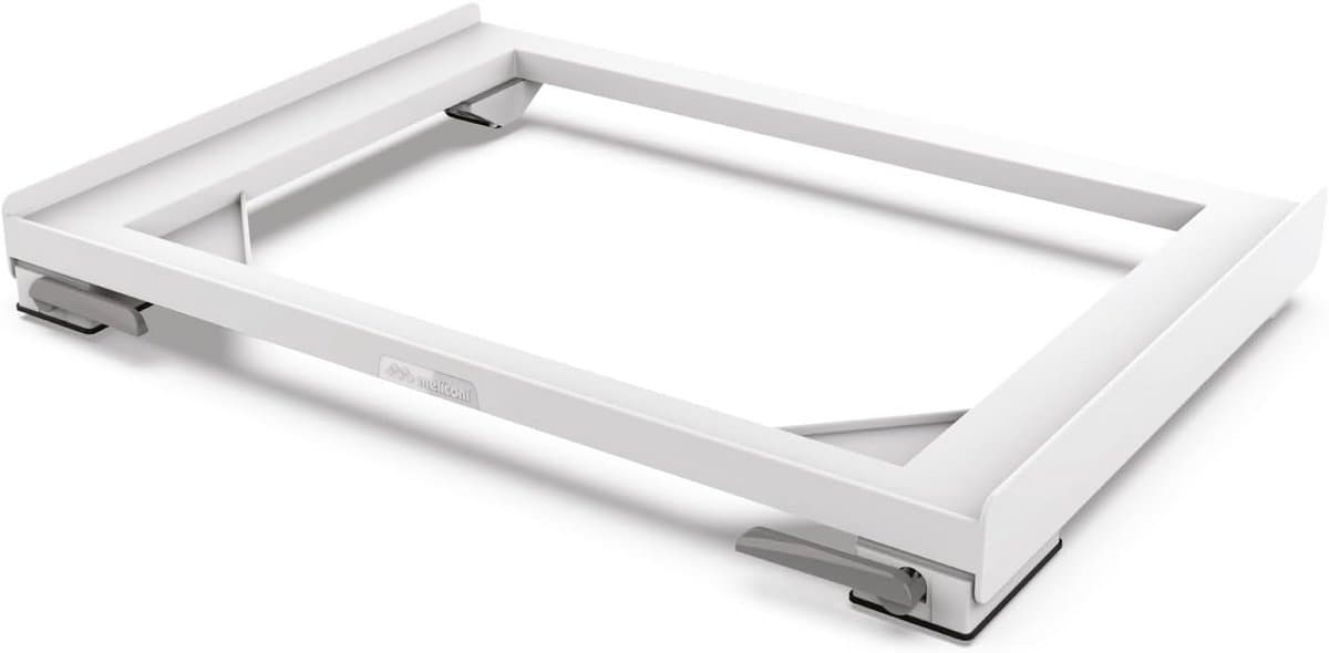 Wasmachine Onderstel - Verrijdbaar Onderstel - Apparaten Verplaatsen - Met Remmen Stabiliseren - 47x60 cm - Wit — afbeelding 1