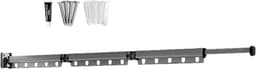 Wand Droogrek - Opvouwbaar Wasrek - Ruimte Besparen - Stevig Aluminium - Intrekbaar Ontwerp — thumbnail 1