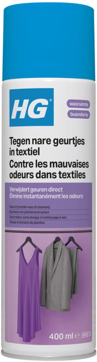 HG tegen nare geurtjes in textiel 400ml — afbeelding 1