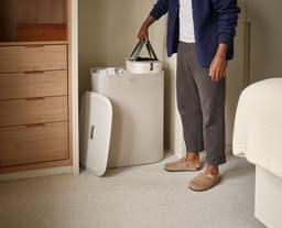 Joseph Joseph Tota Wasmand - 2 Compartimenten – Was Sorteren – 90 Liter - Ecru — thumbnail 3