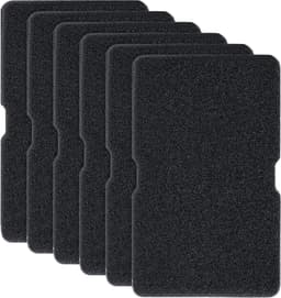 6-delige warmtepompdrogerfilterset - 244×155×10 mm - Accessoires voor wasdrogers - Sponsfilter voor condensorwasdroger - Geschikt voor Beko 2964840100, Grundig, Elektra Bregenz en Blomberg DSX83410W, DE8635RX — thumbnail 1