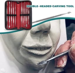 Dubbelzijdige Wasknijpers - Roestvrijstaal - 10 Stuks - Met Opbergtas — thumbnail 5