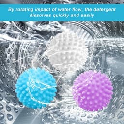Allecto Plus - Herbruikbare Droogballen 9 stuks voor Wasmachine - Ideaal voor Wollige Was en Kleding Reiniging thuis - Natuurlijke Wasverzachter met Aromatherapie Effect — thumbnail 4