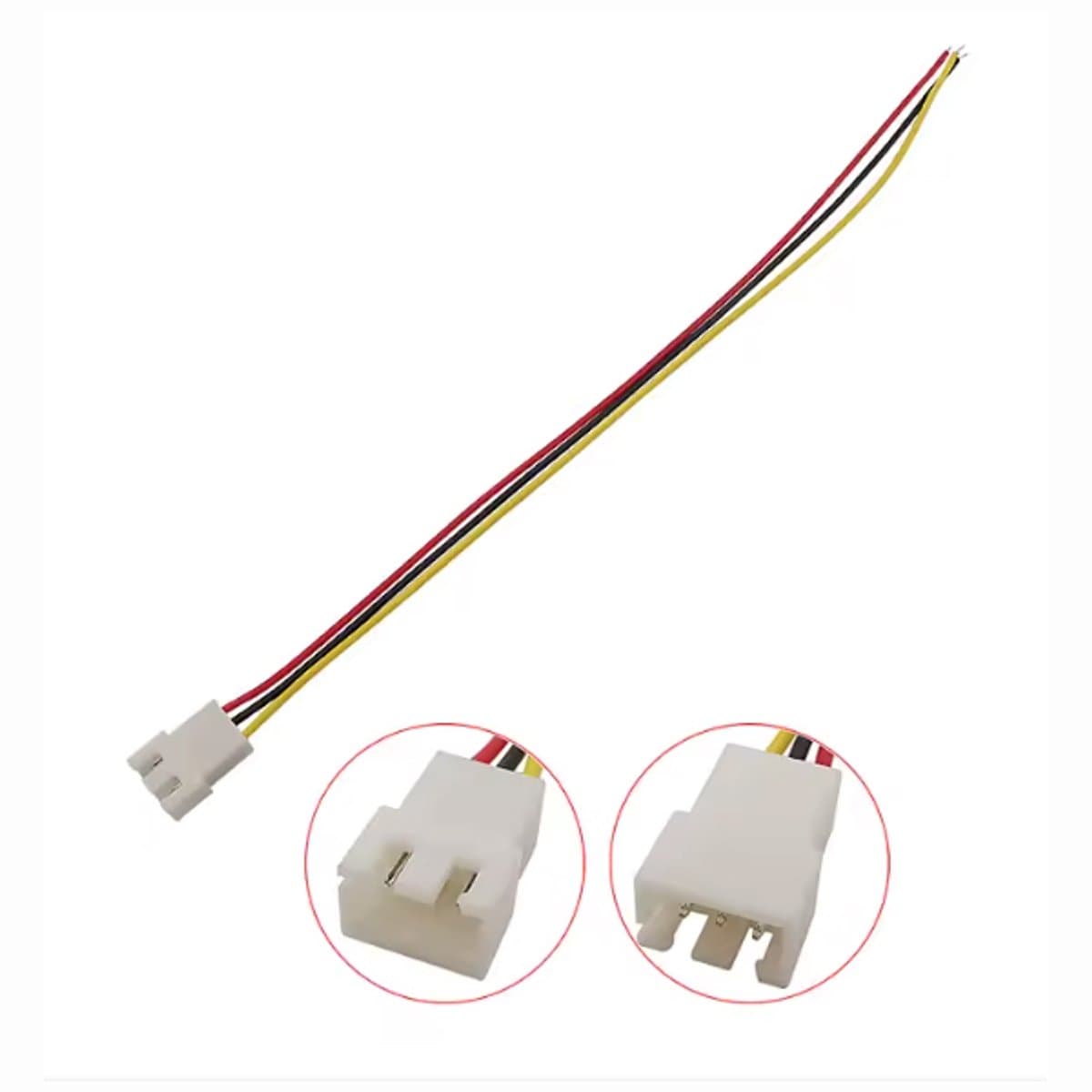XH2.54 3-Pin Male Kabel – 15cm – Éénzijdige Stekker — afbeelding 1