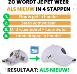 CapKing Cap Washer – Petten Wasframe – Vormbehoud – Voor Alle Petten — thumbnail 2