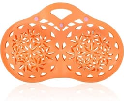 Delicate waszak voor bh's - Siliconen bescherming met knop - Voor ondergoed en kleding, geschikt voor wasmachine, 32A tot 38D cup — thumbnail 1