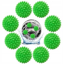 8 Stuks Wollen Droogballen voor Zachte Kleding en Snellere Droogtijd — thumbnail 1