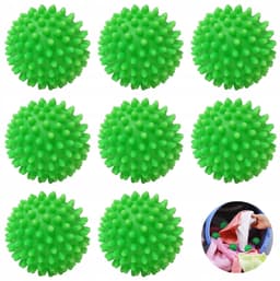 8x Wollen Droogballen voor Zachte Kleding & Snellere Droogtijd — thumbnail 3