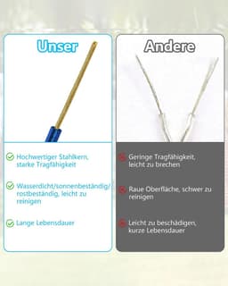 50 m waslijn, stalen kern, voor buiten, zware belasting, extra sterke — thumbnail 5