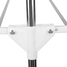 Wasrek, materiaal: buizen van roestvrij staal, maximale belasting: 3 kg per steunstang, 3 legplanken, met vleugels, 3 lagen, grijze buis verzinkt — thumbnail 3