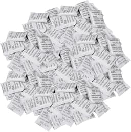 Zak met droogmiddel, 100 stuks x 1 g, silicagelzakjes, silicagelzakjes, droogmiddel, kleine zakjes, verwijderen vocht, stoom, geuren, luchtontvochtiger — thumbnail 1