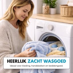 Boncy® Drogerballen 8 stuks Blauw - Droger Ballen Haarverwijderaar voor Wasdrogers & Wasmachine - Haarvanger Wasbollen - Anti Haar Droogballen - Wasdrogerballen - Wasballen Pluizenverwijderaar Huisdieren Wasmachine Pluis Wasbol — thumbnail 3