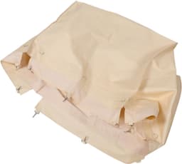 Large Commerciële Waszak met Ijzeren Waswagen Vervangzak Hoge Rechthoekige Liner Zware Stof Wasmand Organizer voor Hotel Professioneel Gebruik — thumbnail 1