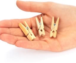 Mini Wasknijpers van Lotushout - 120 Stuks voor Decoratie en Foto's — thumbnail 4