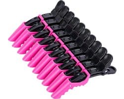 Professionele Haarclips voor Dames - 10 Stuks Grote Klemmen voor Dik Haar en Styling