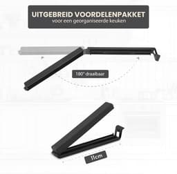 Zakclips Sluitclips Zwart - 20 Stuks voor Vriezer, Zakken en Voedselopslag - 11 cm — thumbnail 5
